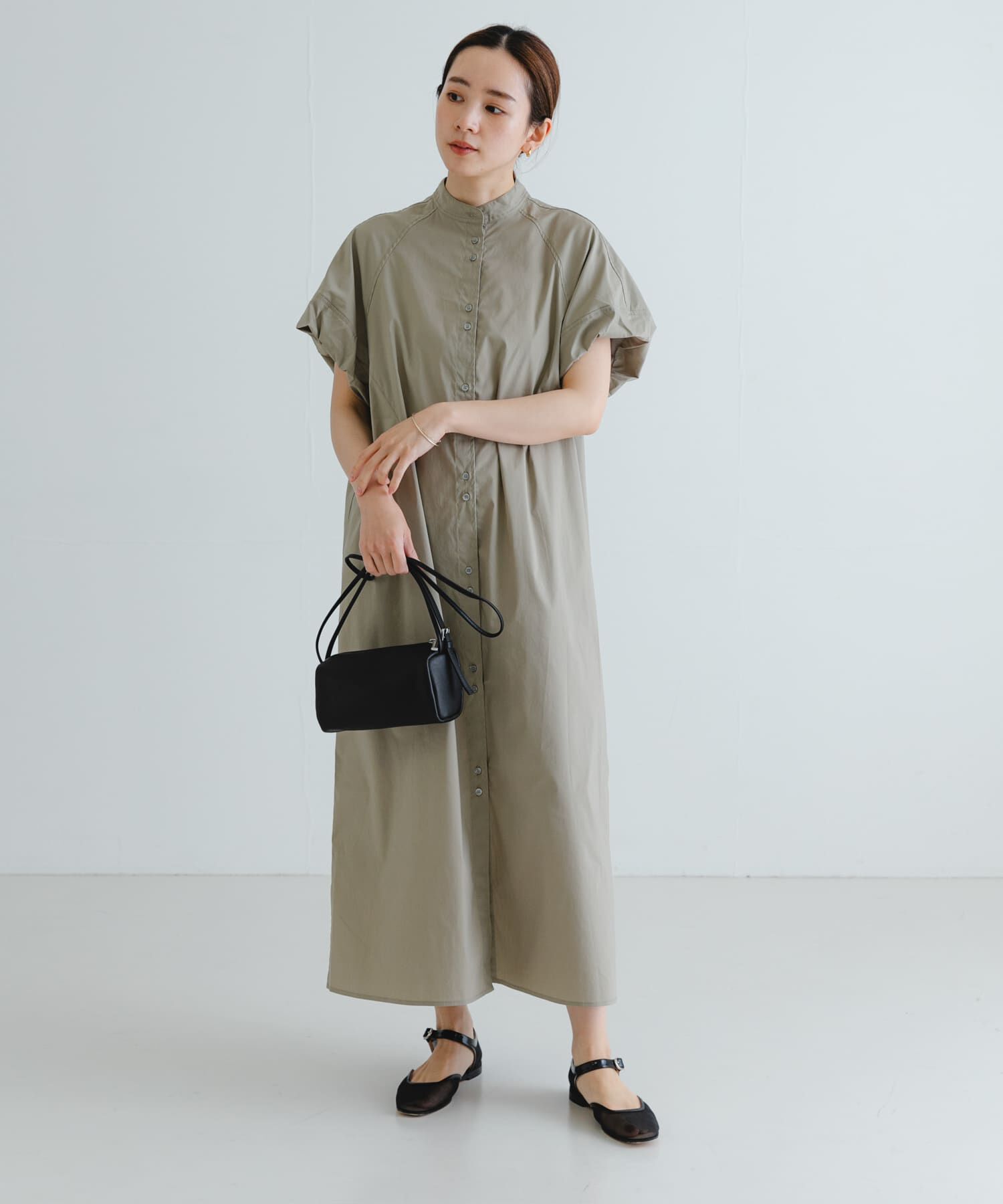URBAN RESEARCH「スタンドカラーワンピース」|ワンピース|