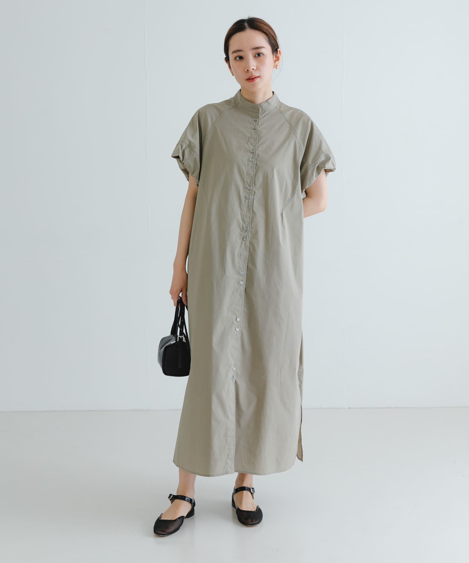 URBAN RESEARCH「スタンドカラーワンピース」|ワンピース|