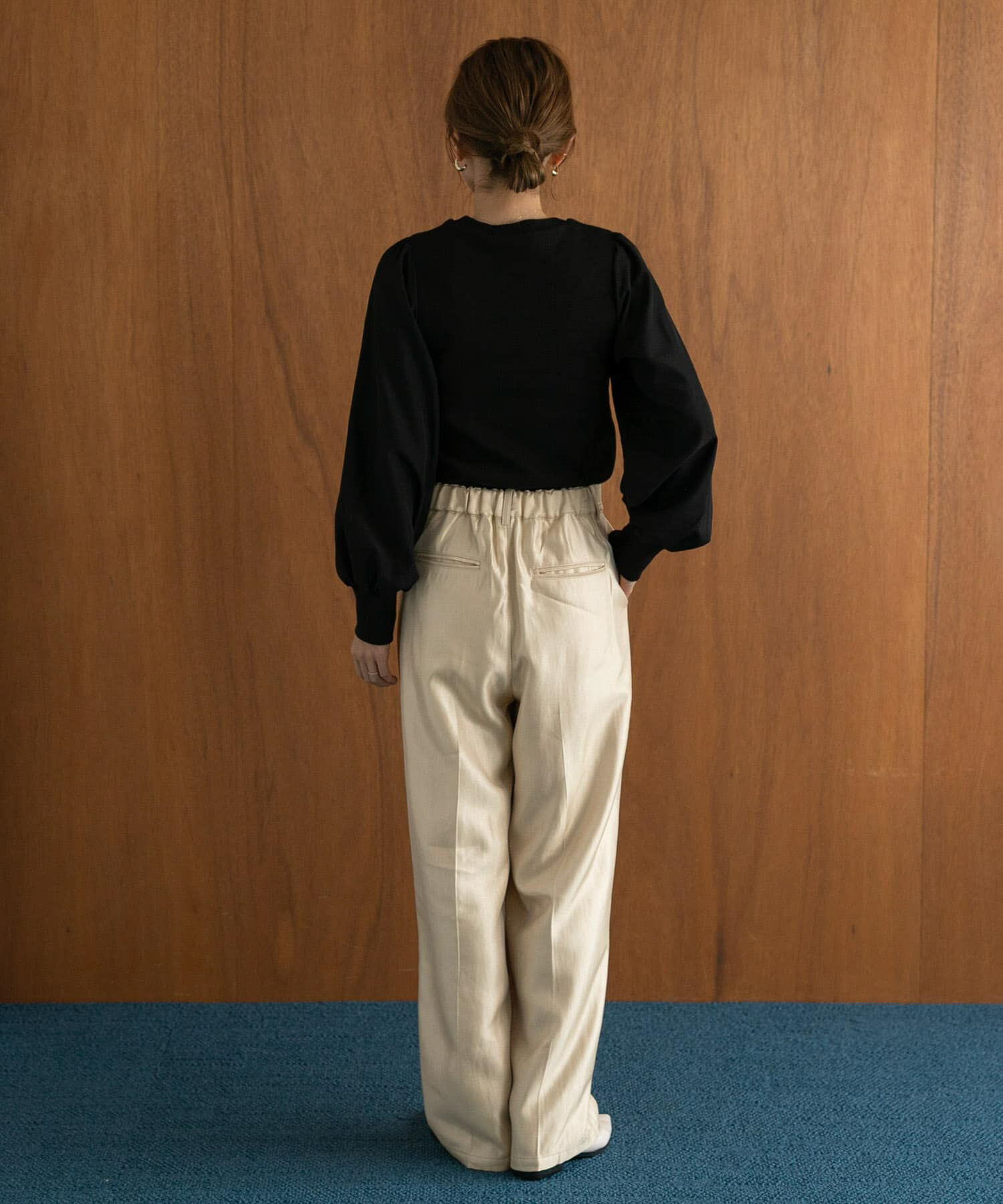 Sonny Label 「『WEB限定』パフスリーブコンビプルオーバー」|Tシャツ・カットソー|