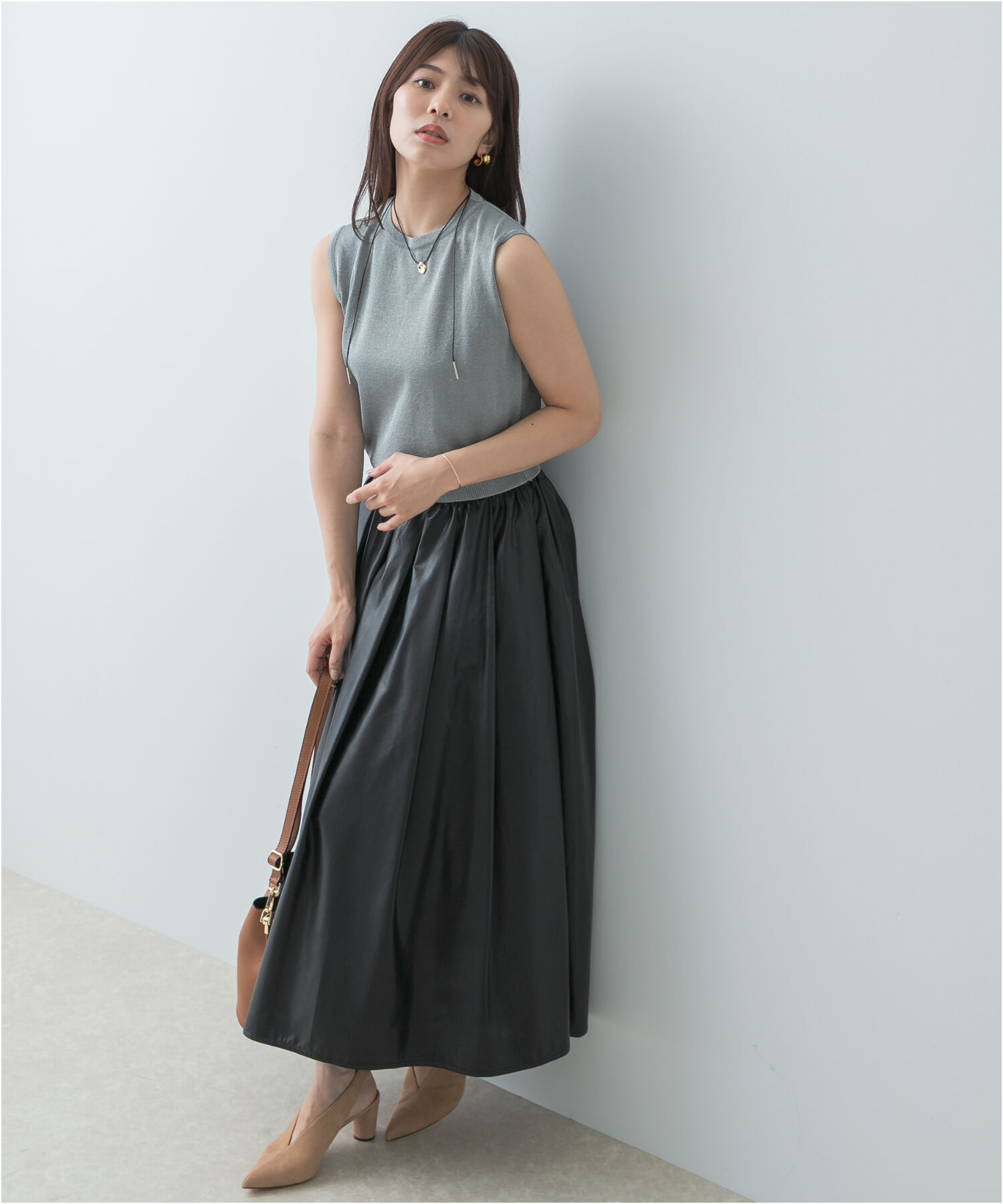 URBAN RESEARCH ROSSO「F by ROSSO　タックボリュームスカート」|スカート|