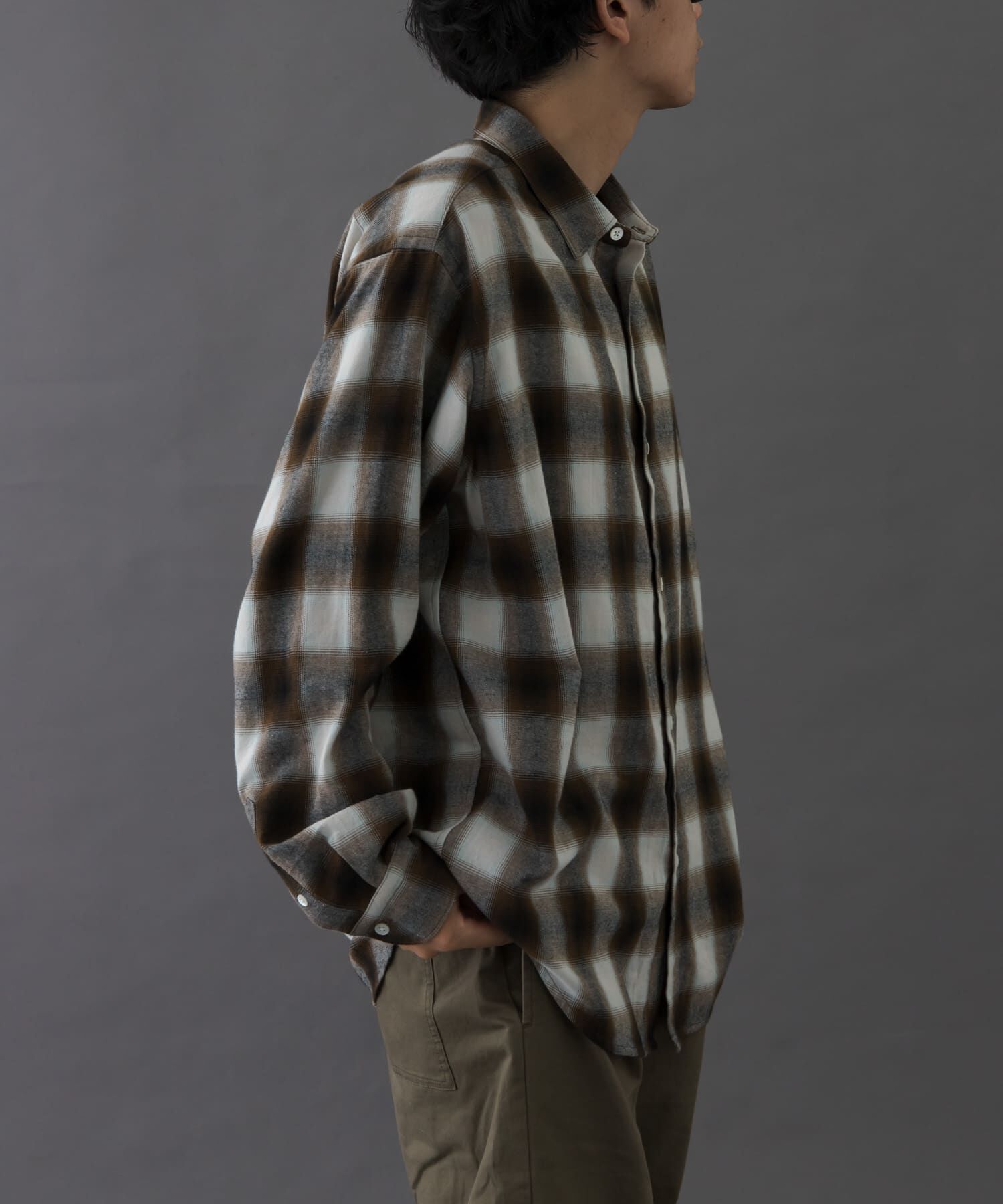 URBAN RESEARCH DOORS「FORK&SPOON　ネルチェックシャツ」|シャツ・ブラウス|