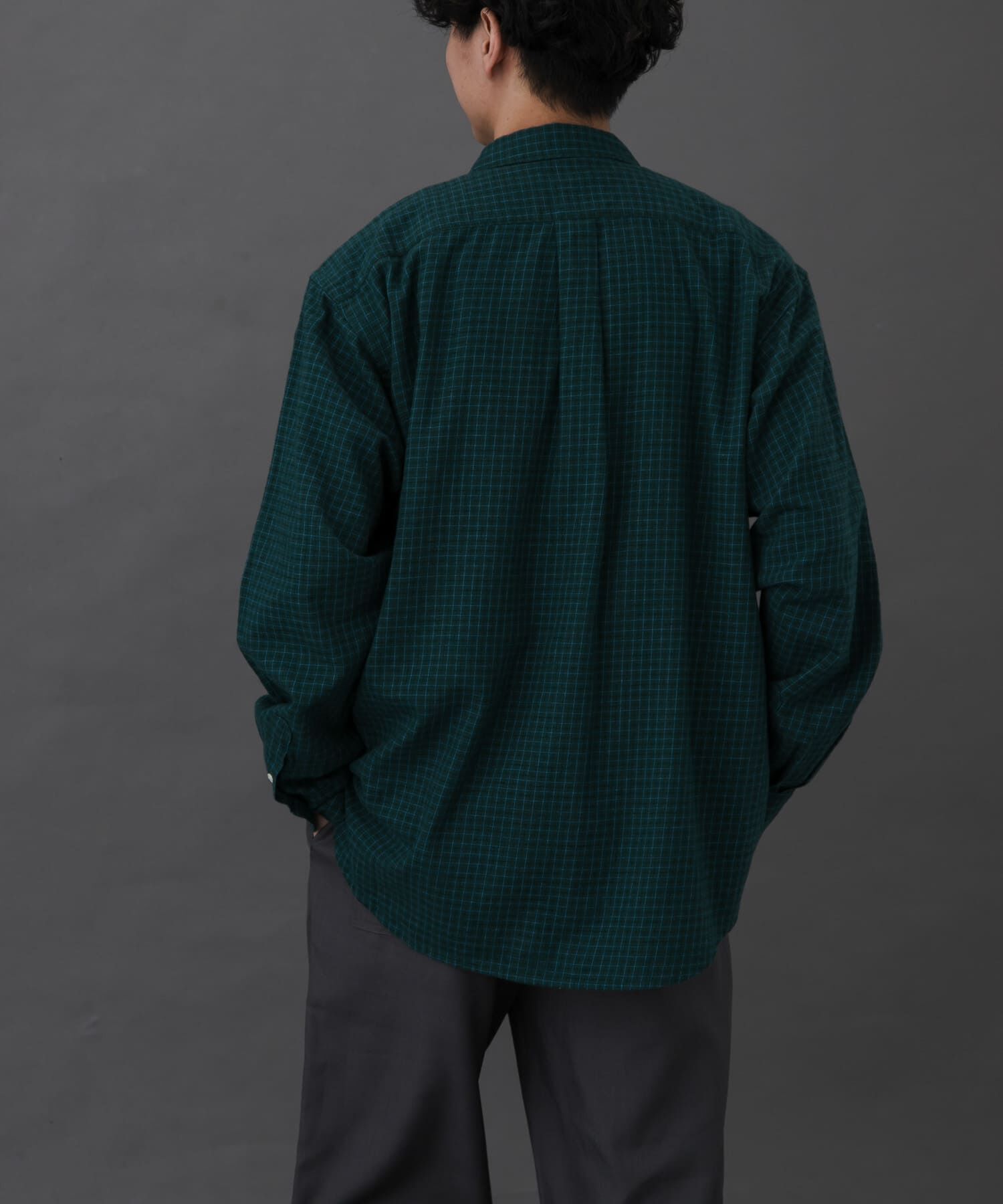 URBAN RESEARCH DOORS「FORK&SPOON　ネルチェックシャツ」|シャツ・ブラウス|