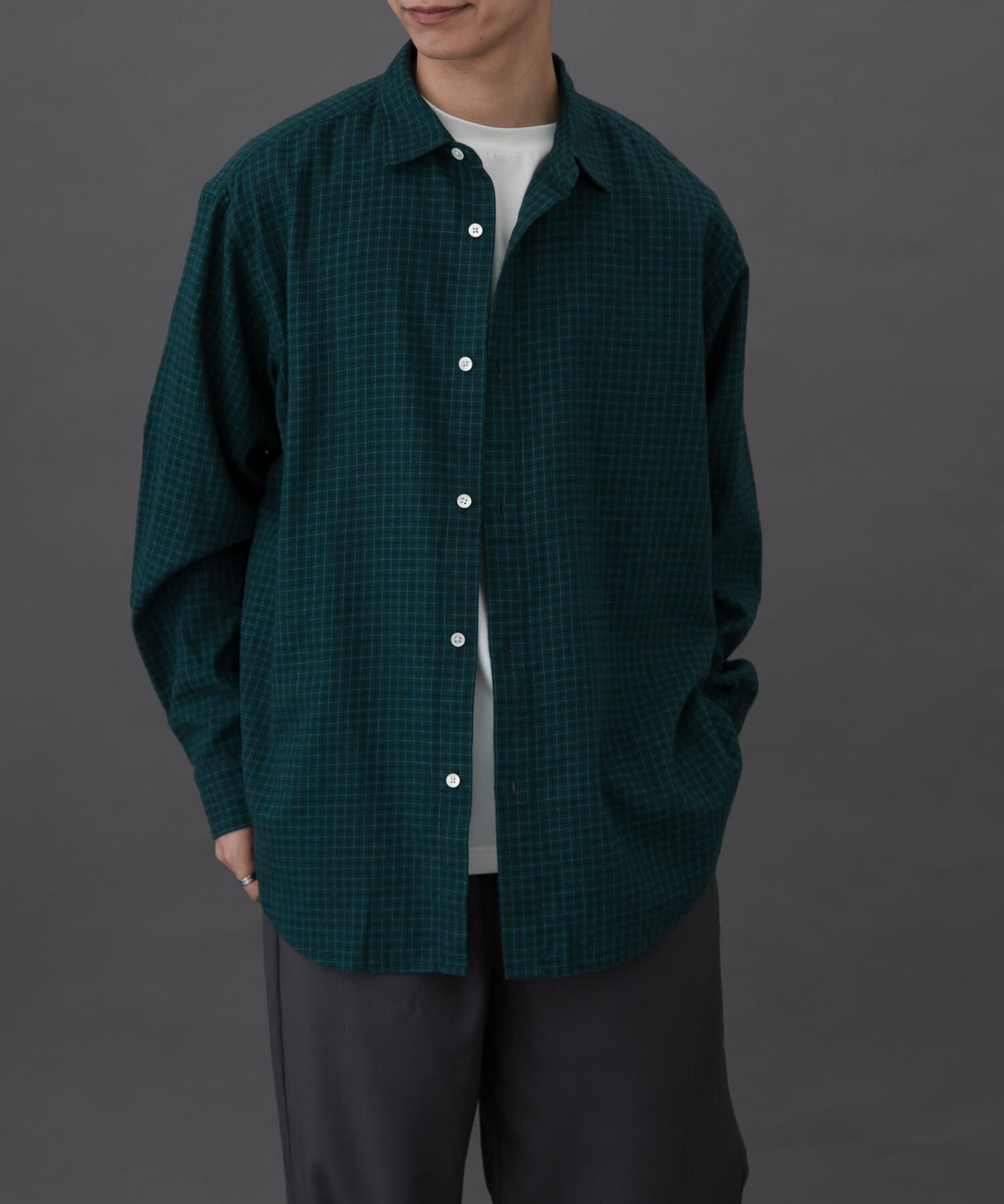 URBAN RESEARCH DOORS「FORK&SPOON　ネルチェックシャツ」|シャツ・ブラウス|