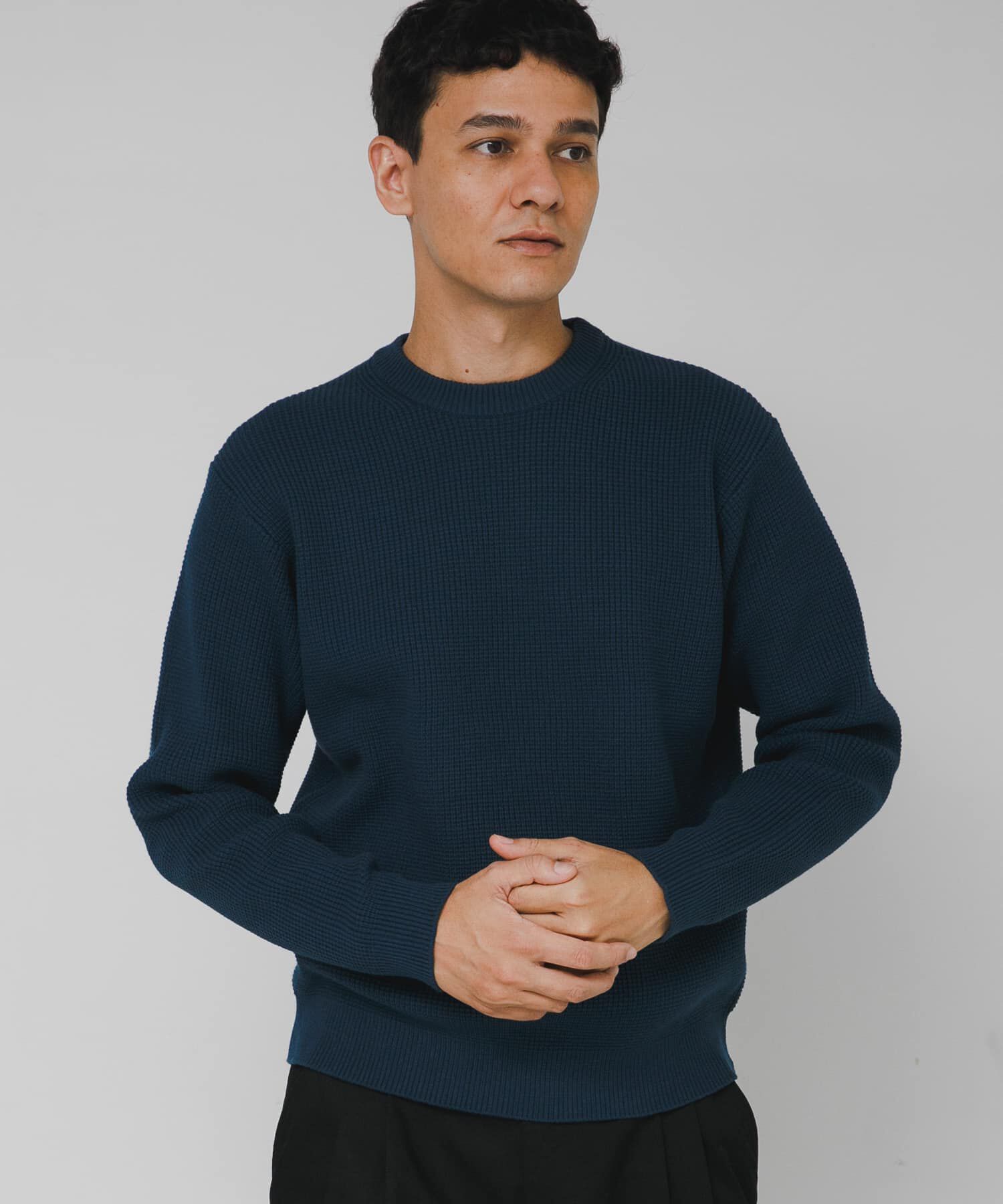 Sonny Label 「ウォッシャブルワッフルニットプルオーバー」|ニット・セーター|