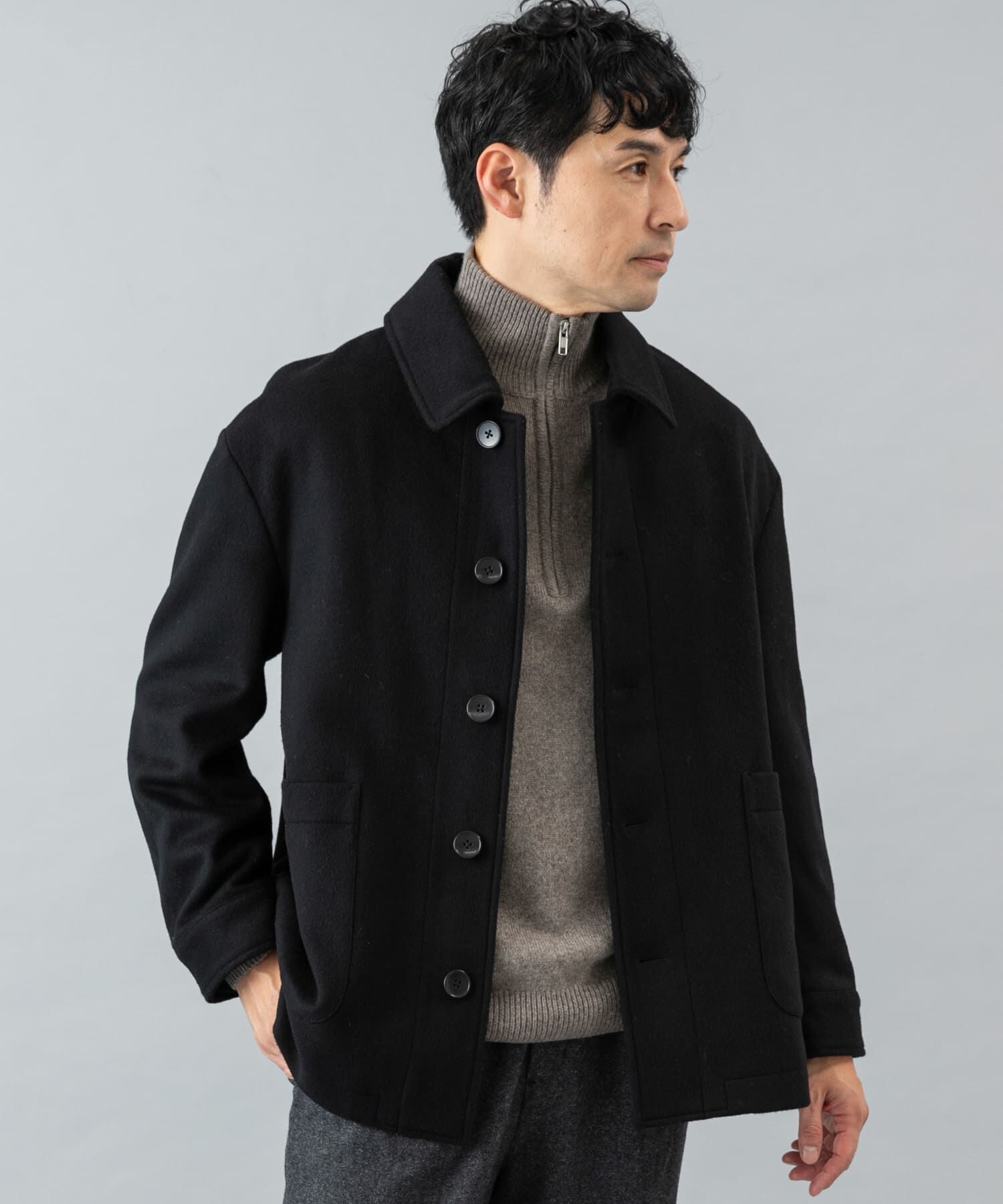 URBAN RESEARCH ROSSO「スーパー100 シングルPコート」|ピーコート|