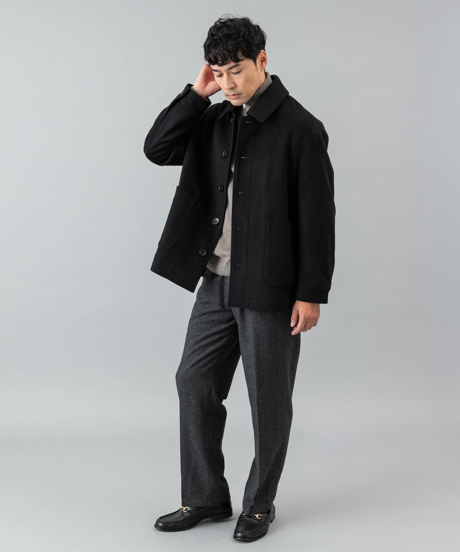 URBAN RESEARCH ROSSO「スーパー100 シングルPコート」|ピーコート|