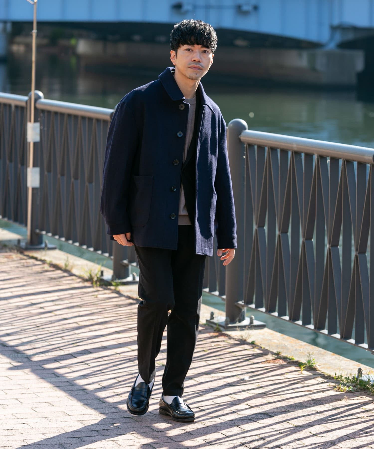 URBAN RESEARCH ROSSO「スーパー100 シングルPコート」|ピーコート|