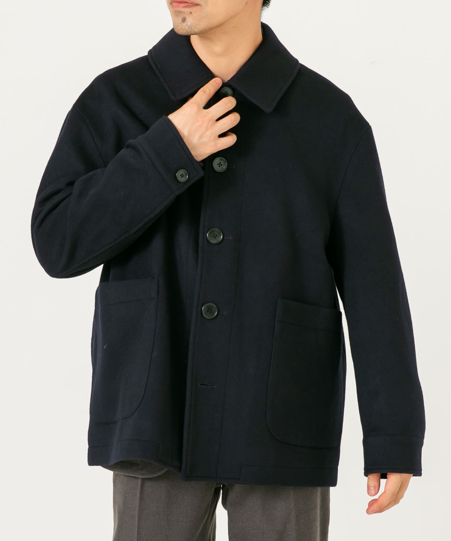 URBAN RESEARCH ROSSO「スーパー100 シングルPコート」|ピーコート|