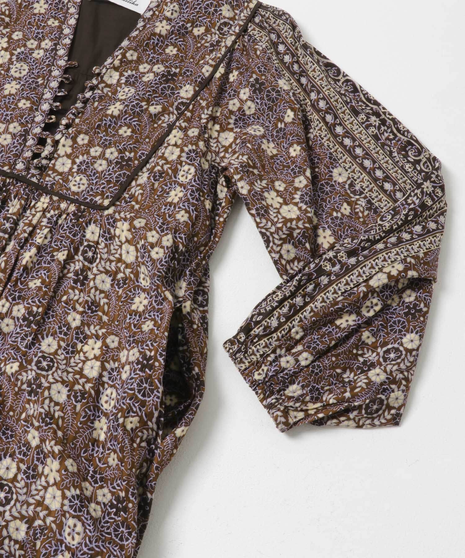 Sonny Label 「sara mallika　コットンジャガードフラワープリントドレス」|ワンピース|