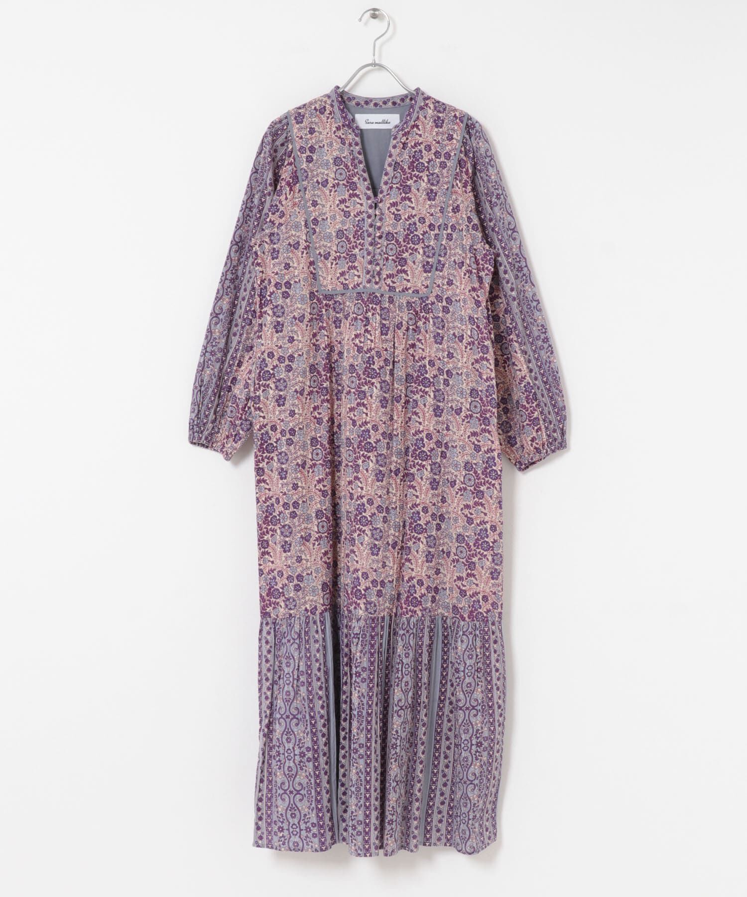 Sonny Label 「sara mallika　コットンジャガードフラワープリントドレス」|ワンピース|