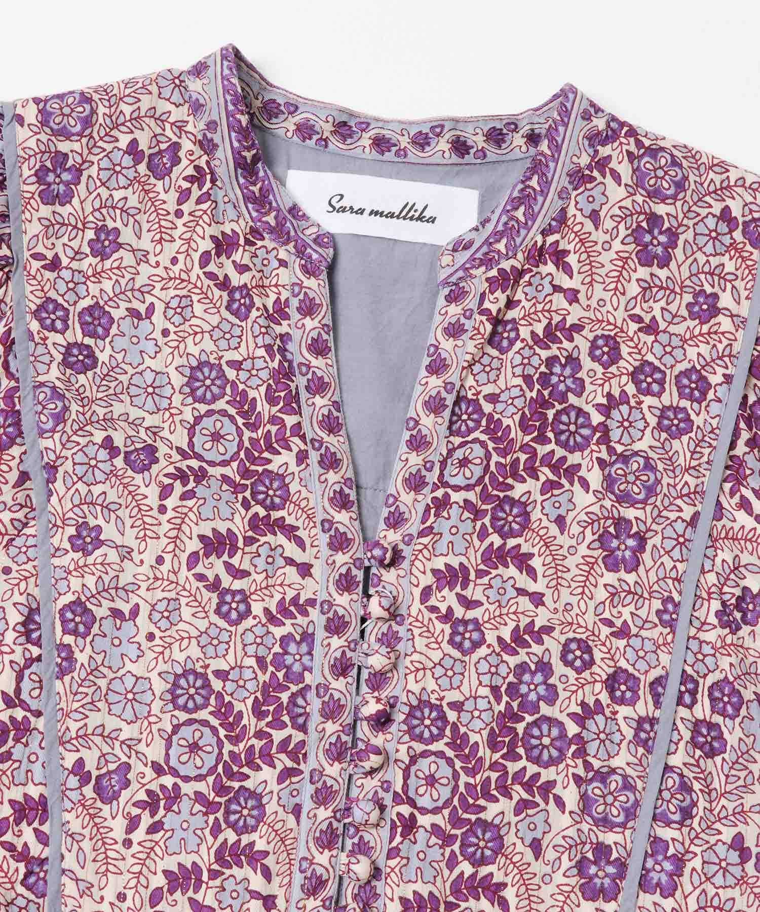 Sonny Label 「sara mallika　コットンジャガードフラワープリントドレス」|ワンピース|