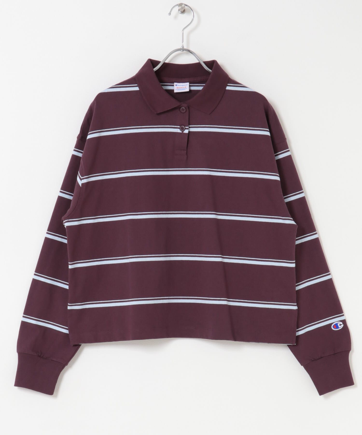 URBAN RESEARCH DOORS「Champion　LONGSLEEVE BORDER POLO」|Tシャツ・カットソー|