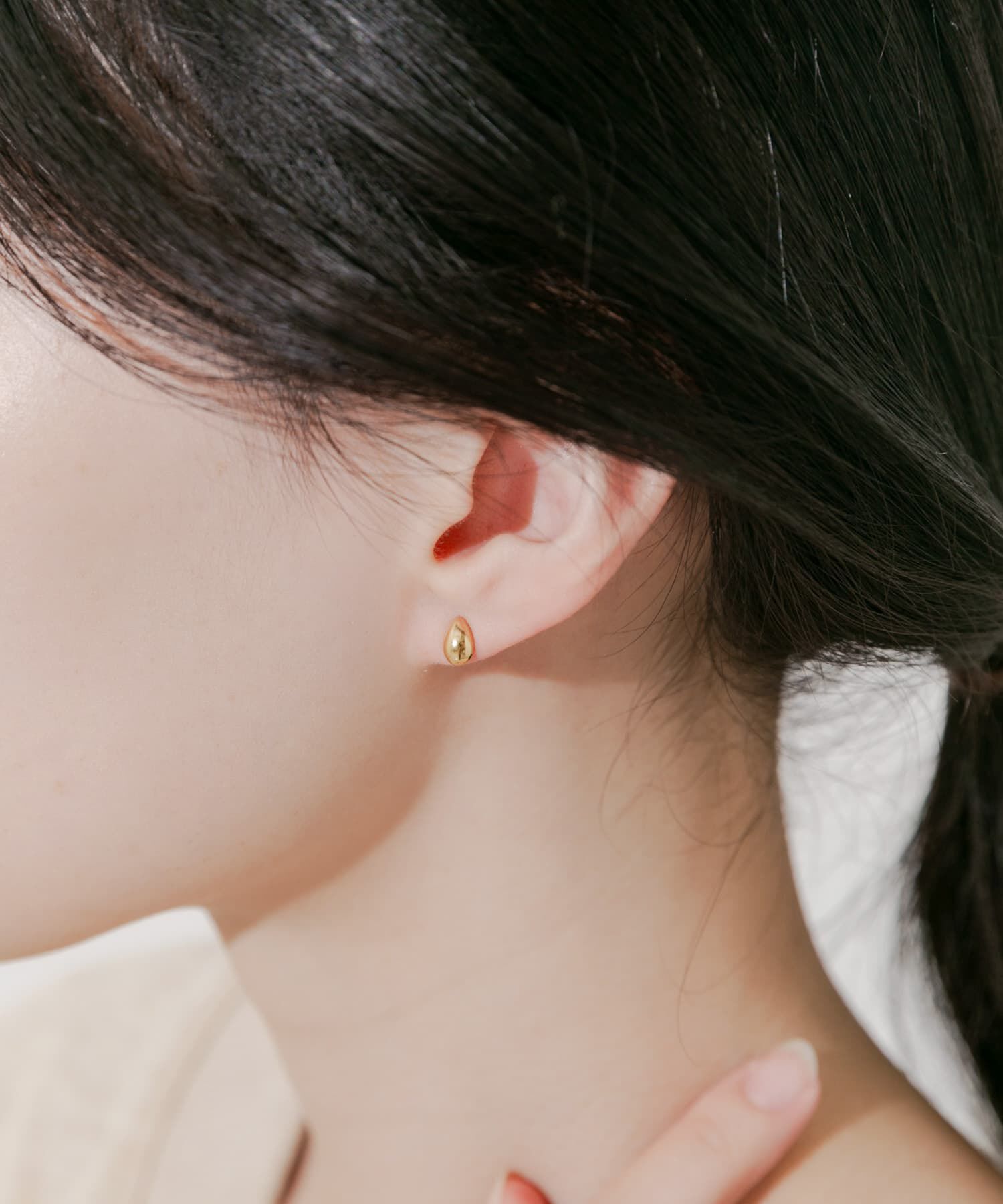 SMELLY「ステンレスパールセットピアス」|ピアス|