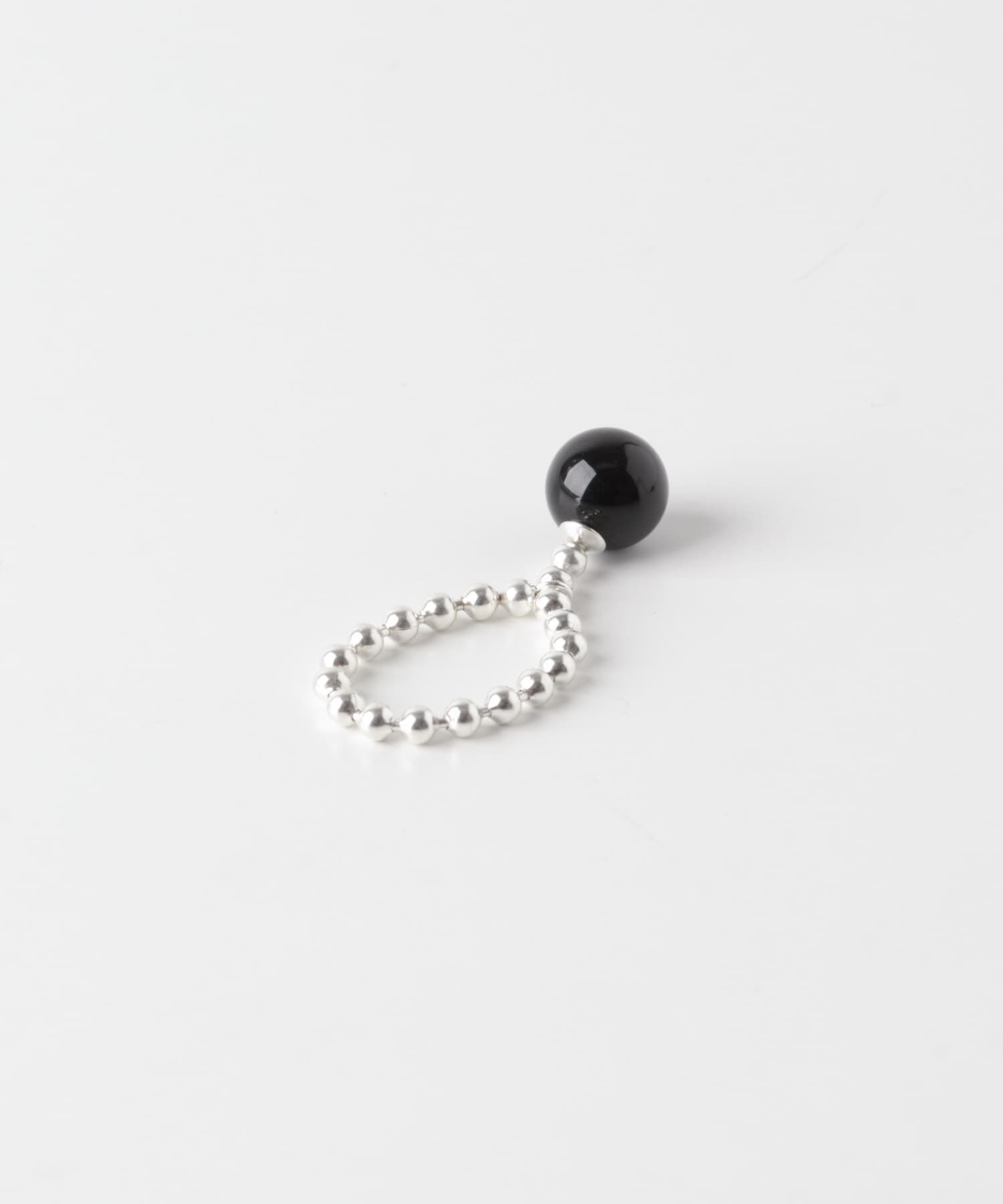 SMELLY「SMELLY so&rsquo;　onyx ball chain ring」|リング|