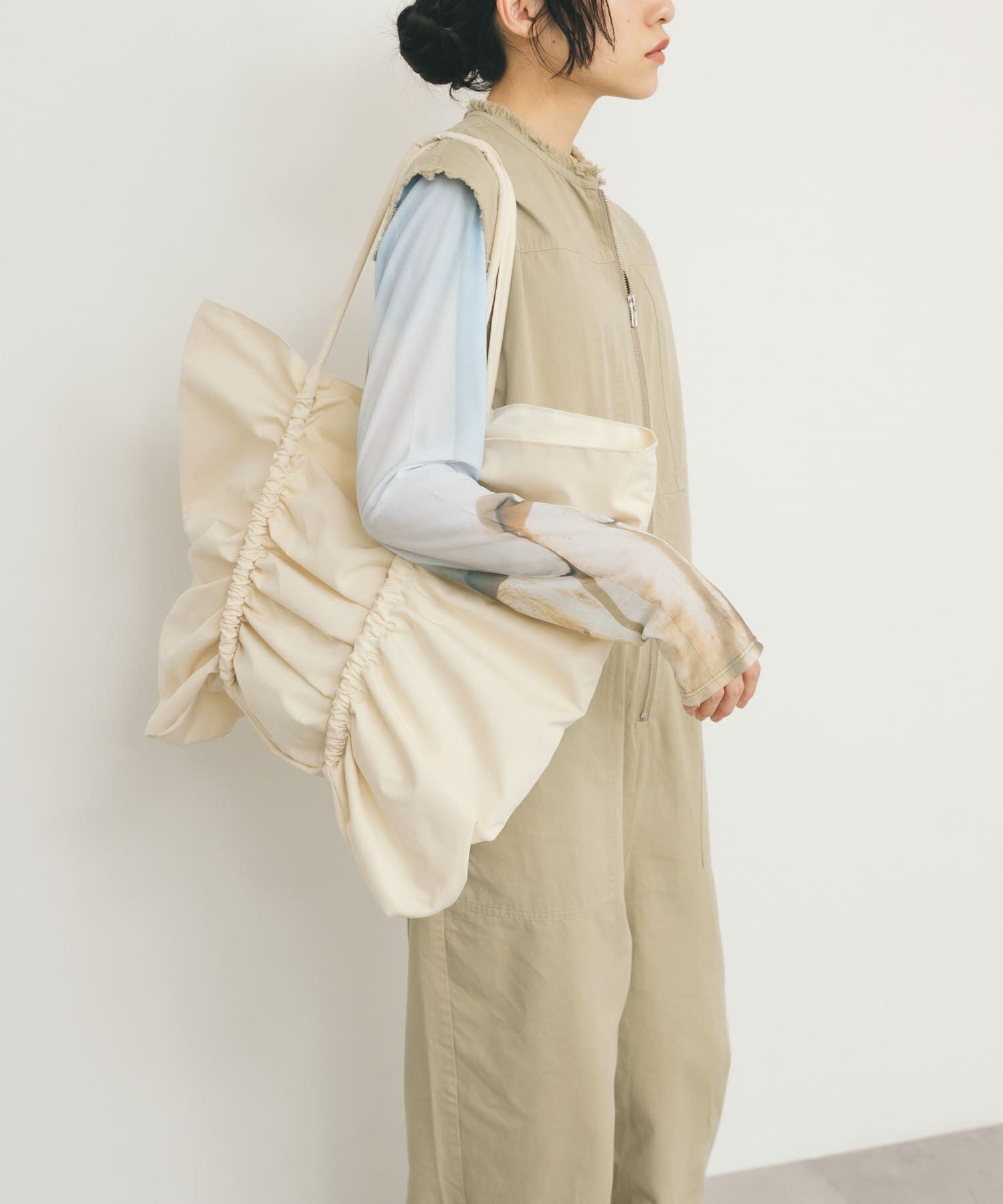  「ビッグショルダーギャザーBAG」|ショルダー・メッセンジャー|