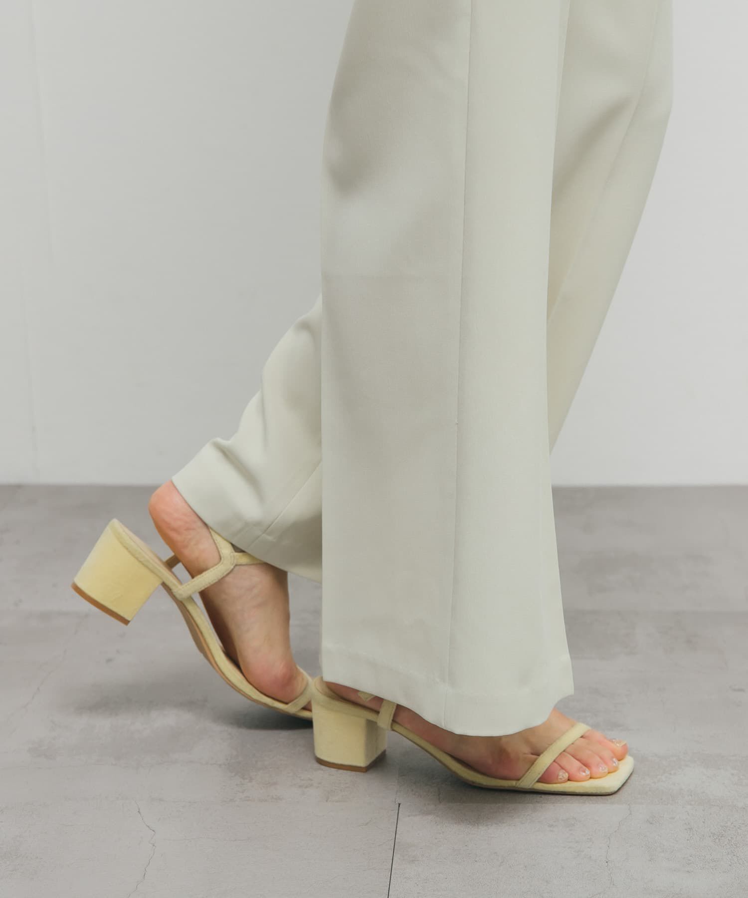  「スリムストラップサンダル」|サンダル|