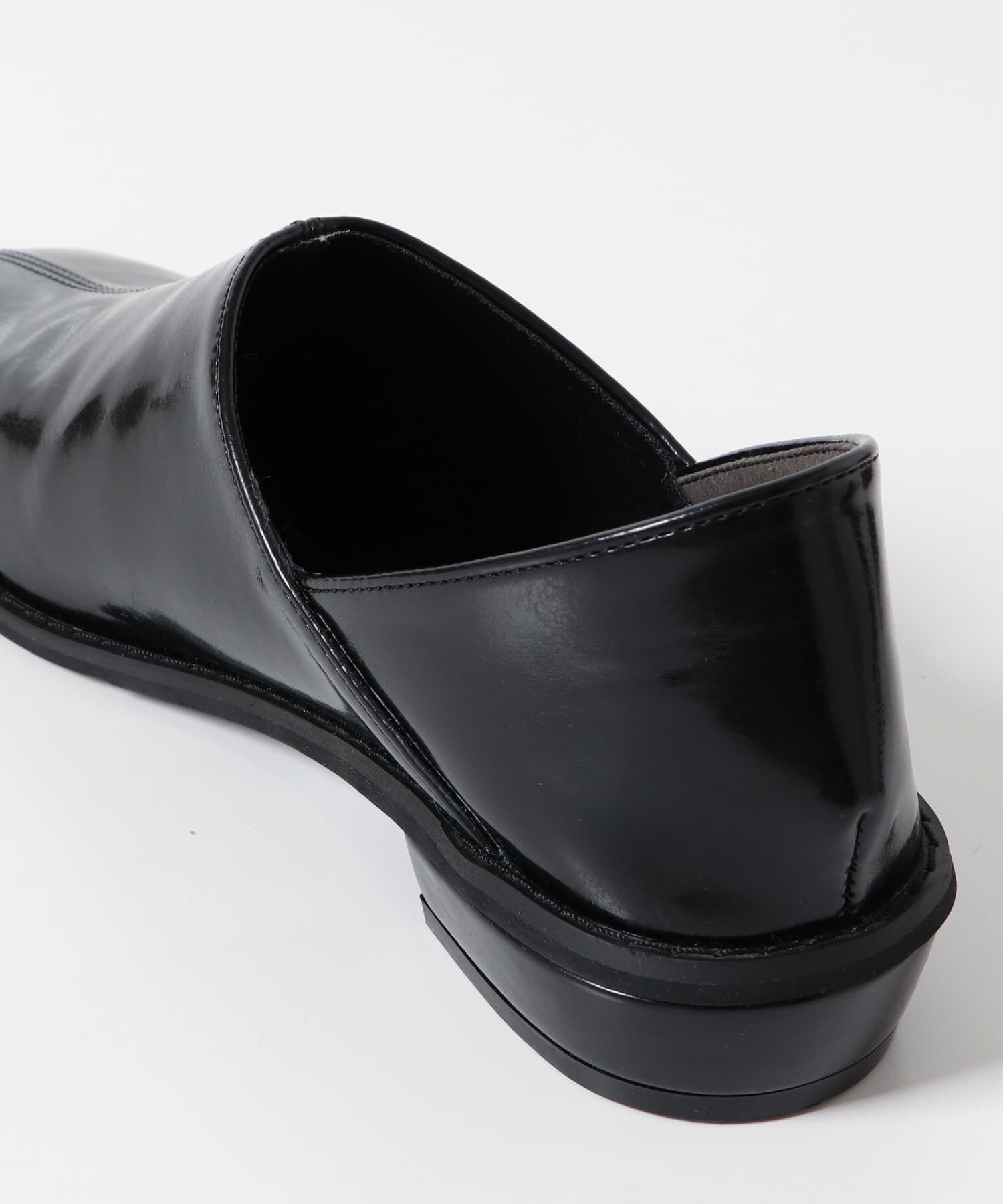  「センターステッチスクエアトゥスライドシューズ」|その他|