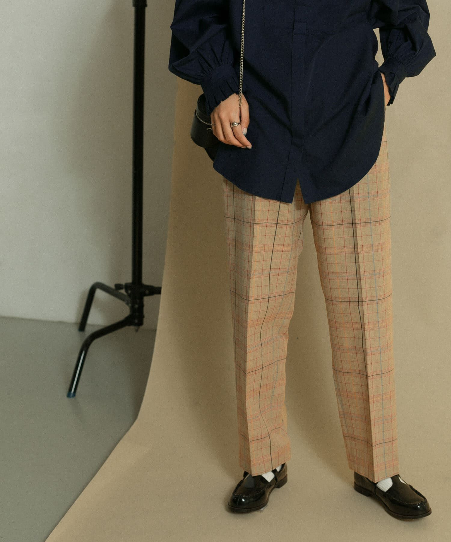  「ウール混ルーズパンツ」|その他|