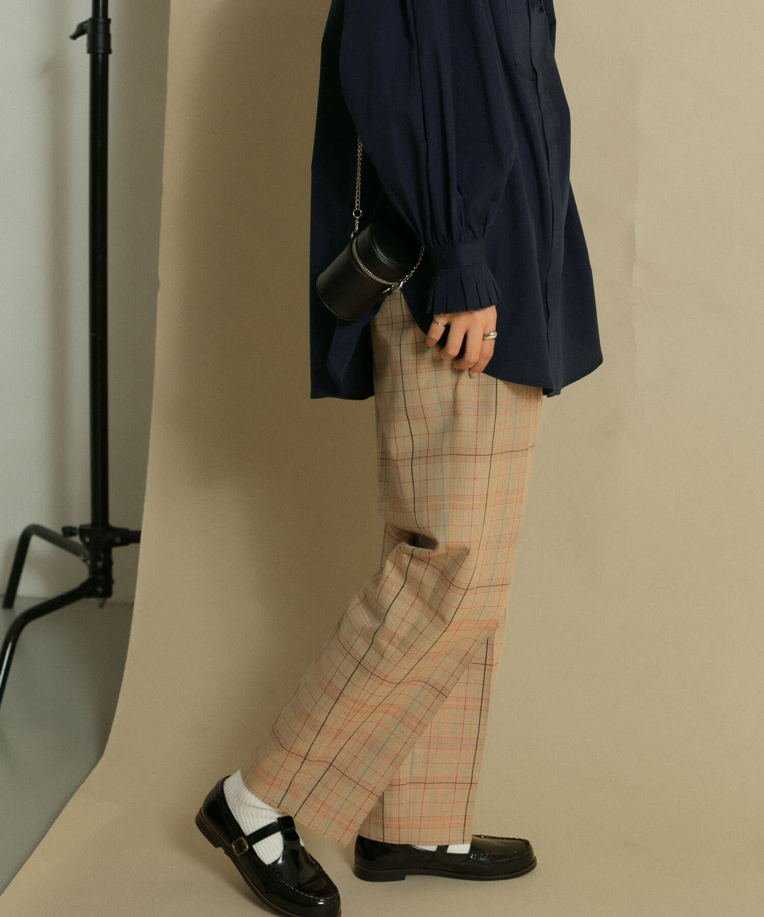  「ウール混ルーズパンツ」|その他|