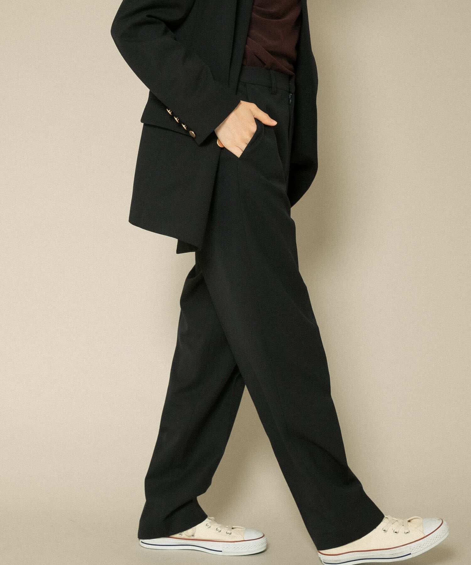  「ウール混ルーズパンツ」|その他|