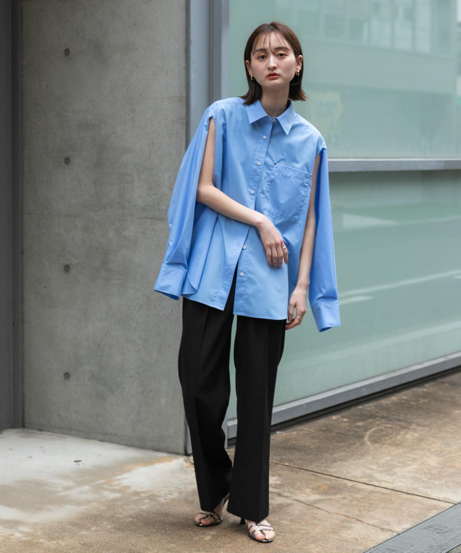 SENSE OF PLACE by URBAN RESEARCH「アームスリットオーバーシャツ」|シャツ・ブラウス|