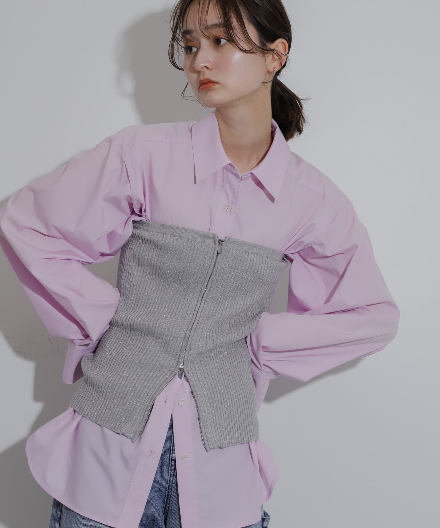 SENSE OF PLACE by URBAN RESEARCH「アームスリットオーバーシャツ」|シャツ・ブラウス|