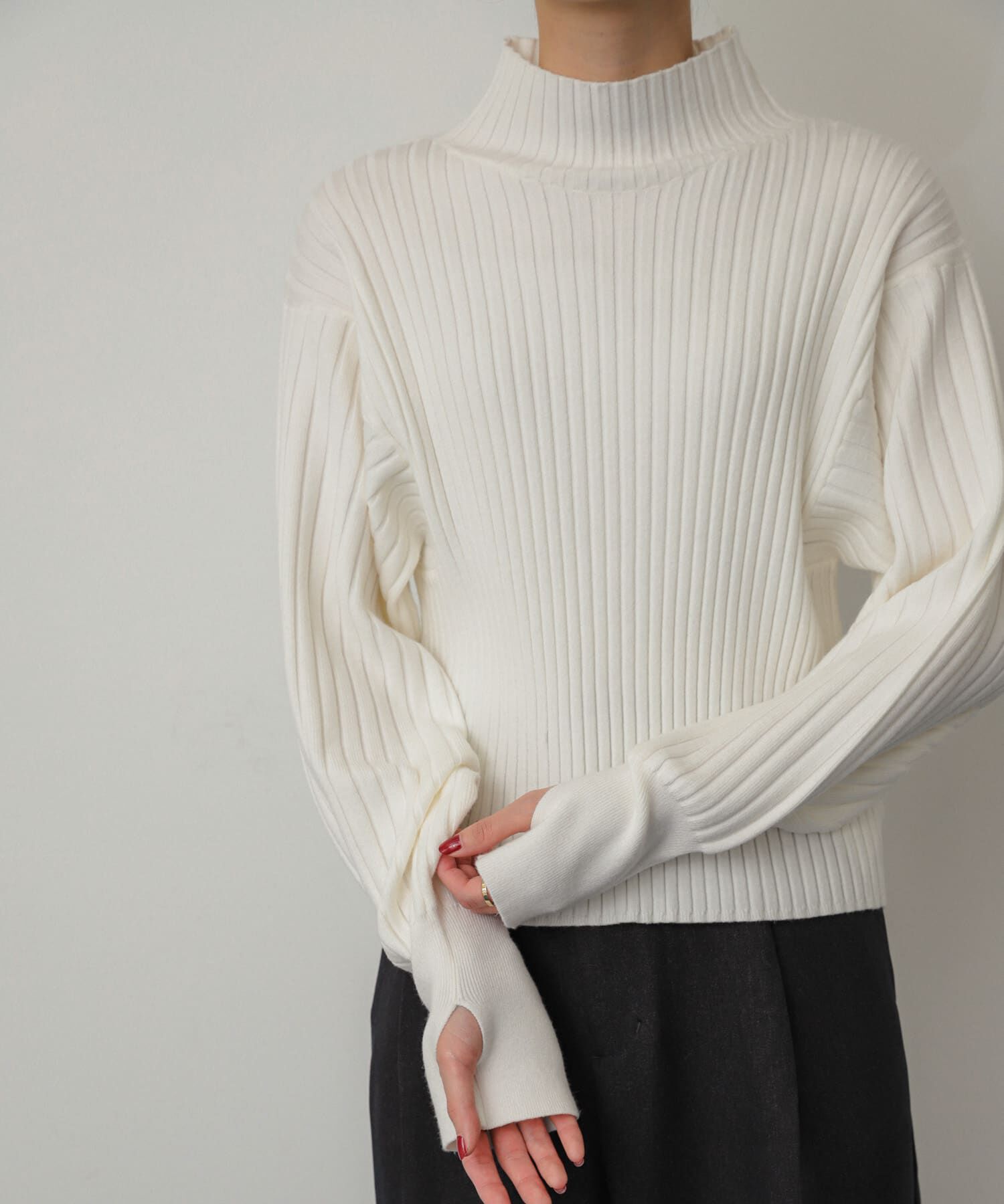 SENSE OF PLACE by URBAN RESEARCH「マトンスリーブセーター」|ニット・セーター|