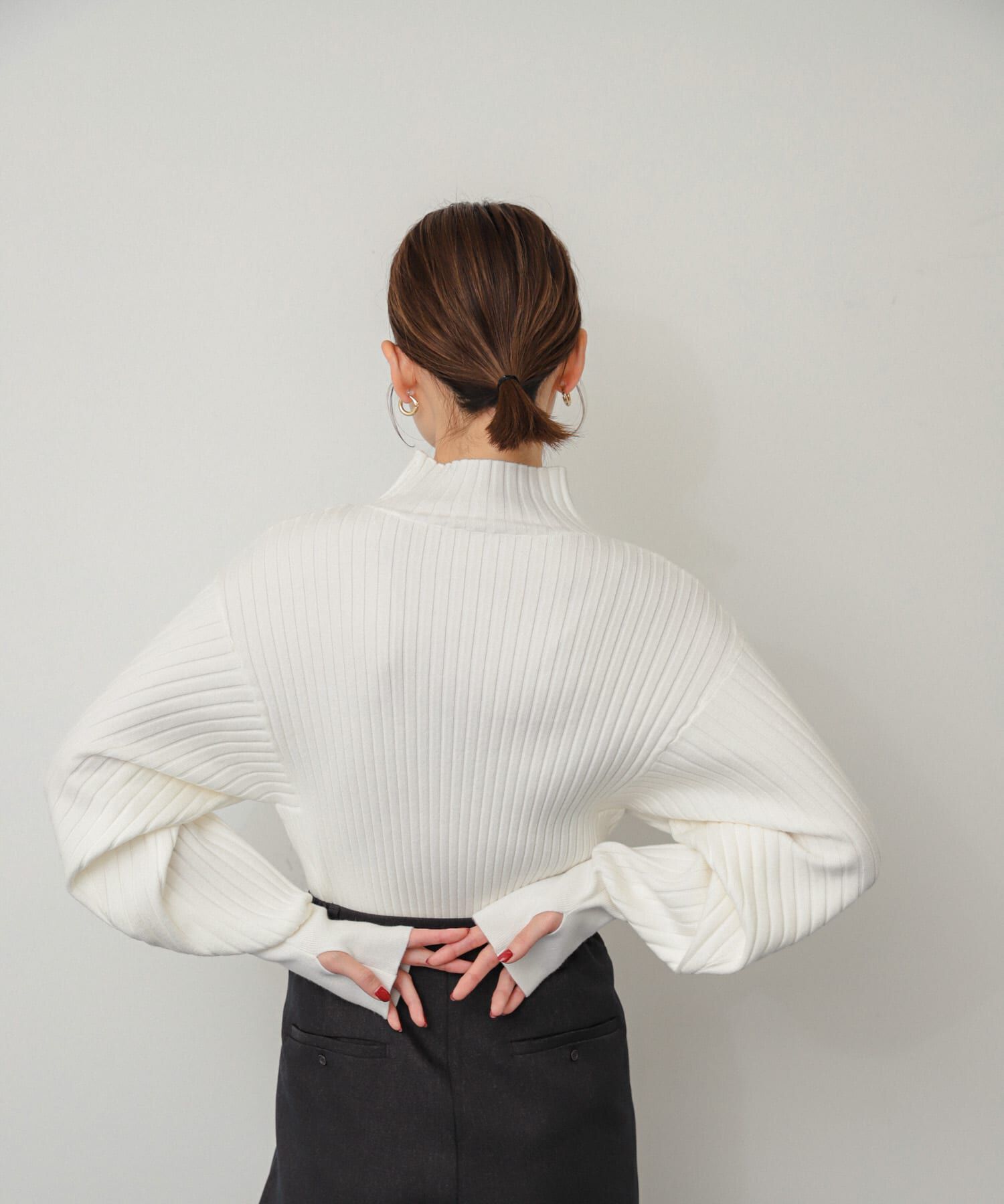 SENSE OF PLACE by URBAN RESEARCH「マトンスリーブセーター」|ニット・セーター|