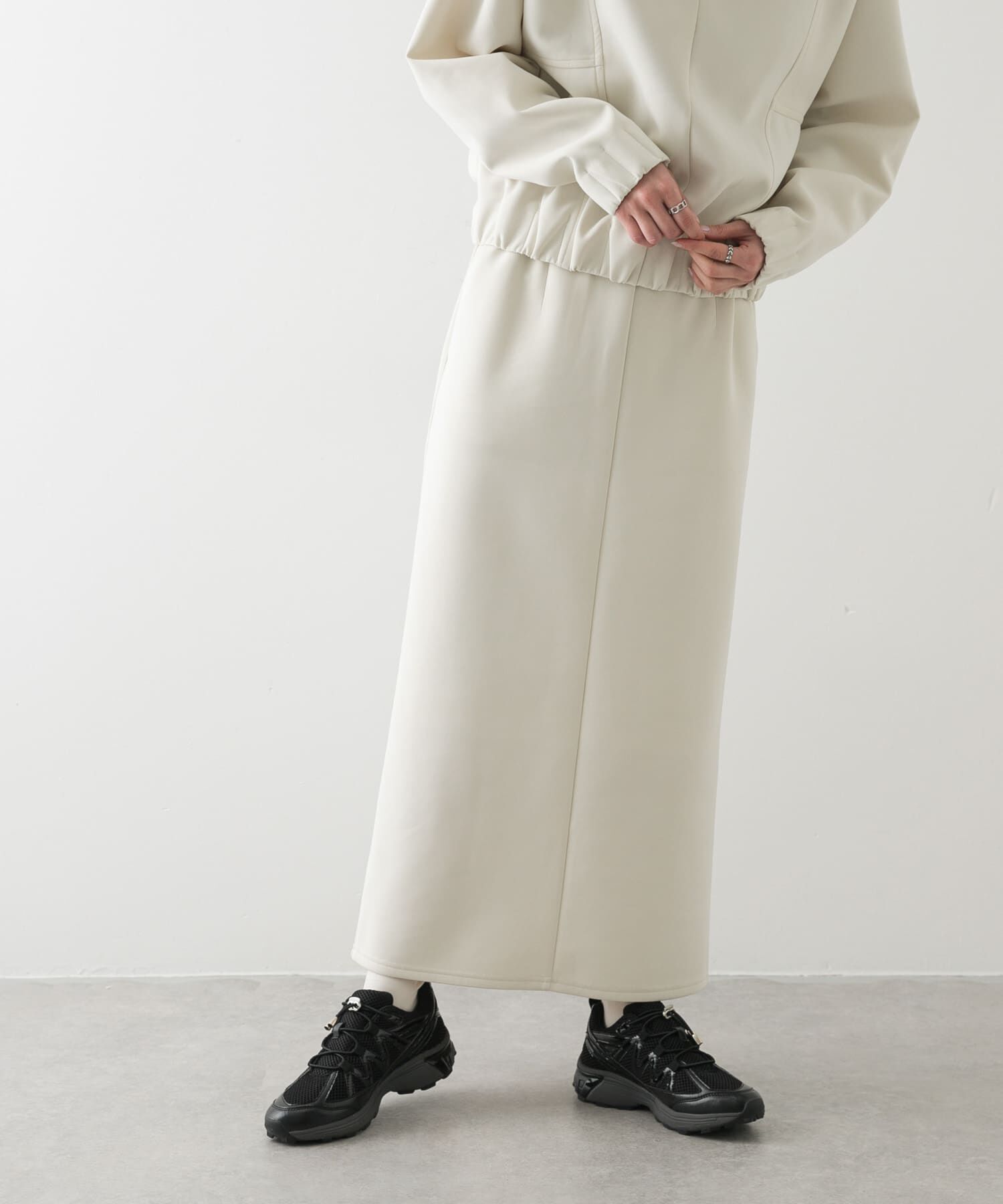 SENSE OF PLACE by URBAN RESEARCH「ダンボールカットストレートスカート」|スカート|