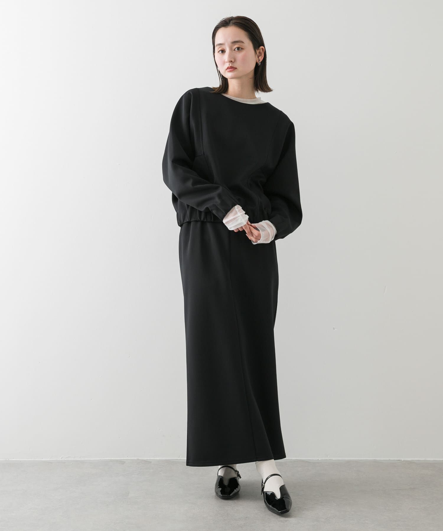 SENSE OF PLACE by URBAN RESEARCH「ダンボールカットストレートスカート」|スカート|