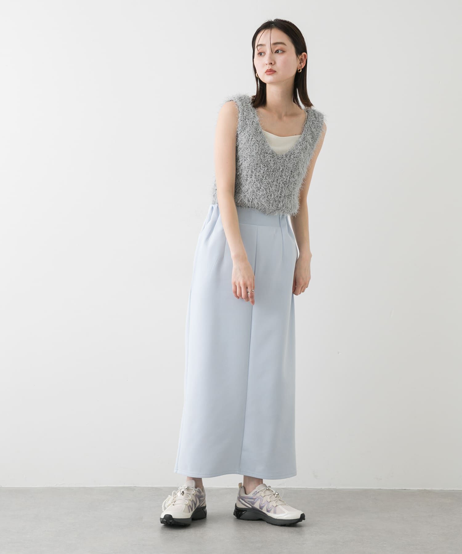 SENSE OF PLACE by URBAN RESEARCH「ダンボールカットストレートスカート」|スカート|