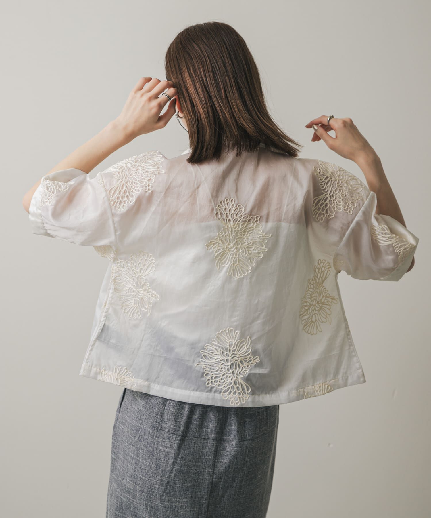 SENSE OF PLACE by URBAN RESEARCH「インドシシュウクロップドシャツ」|シャツ・ブラウス|