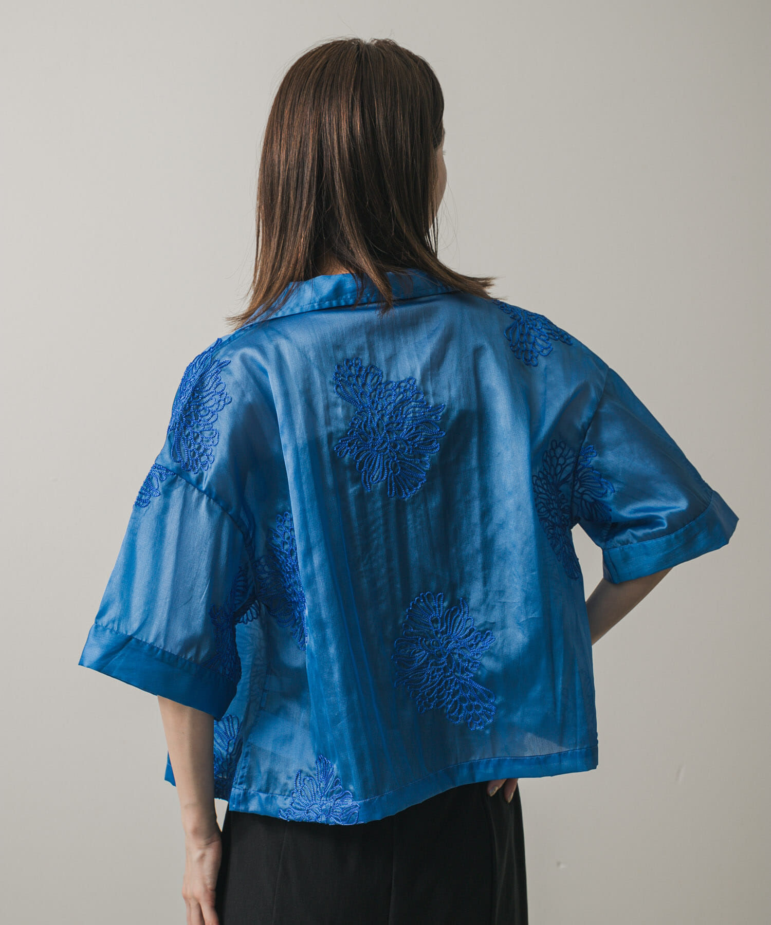 SENSE OF PLACE by URBAN RESEARCH「インドシシュウクロップドシャツ」|シャツ・ブラウス|