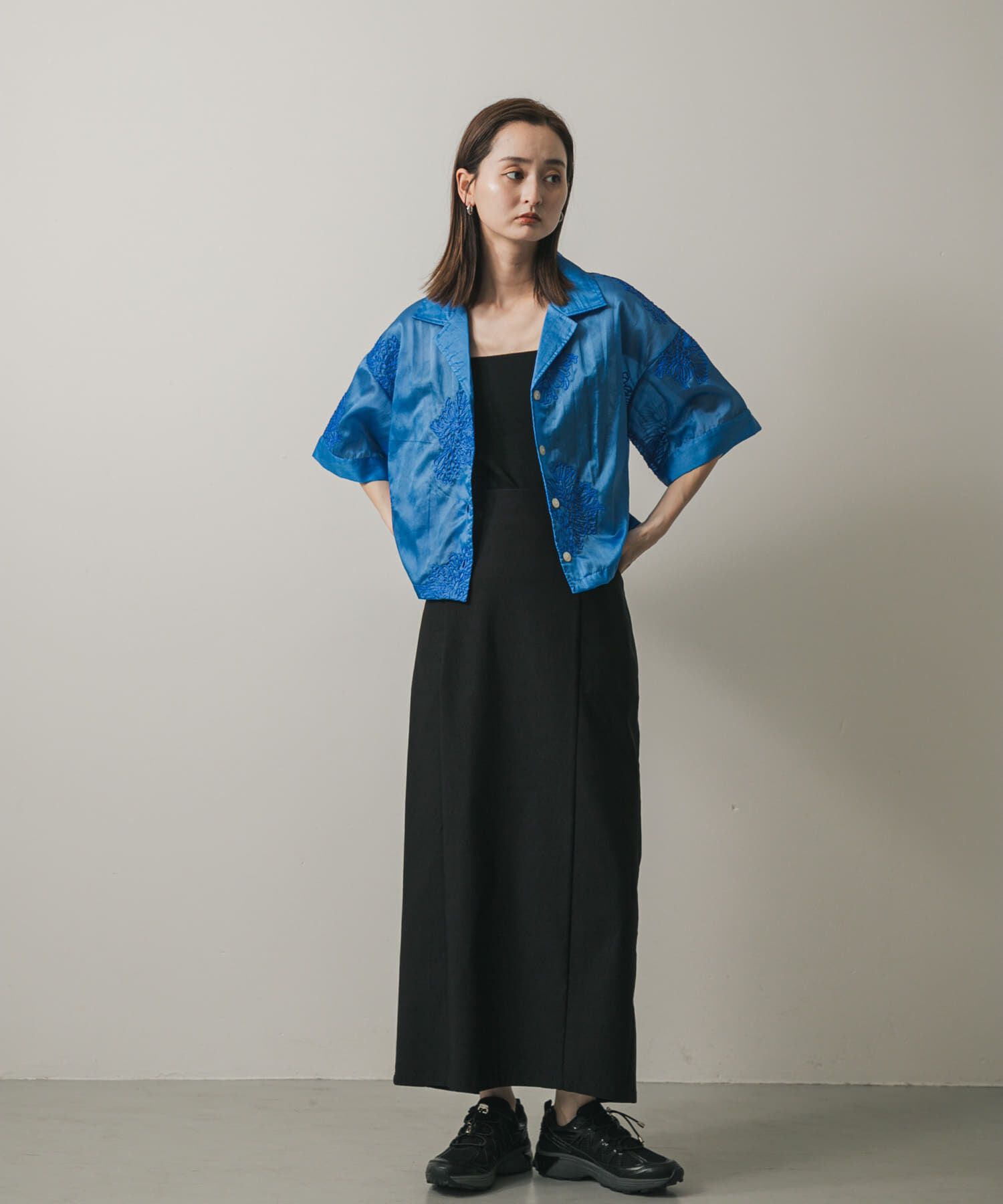 SENSE OF PLACE by URBAN RESEARCH「インドシシュウクロップドシャツ」|シャツ・ブラウス|