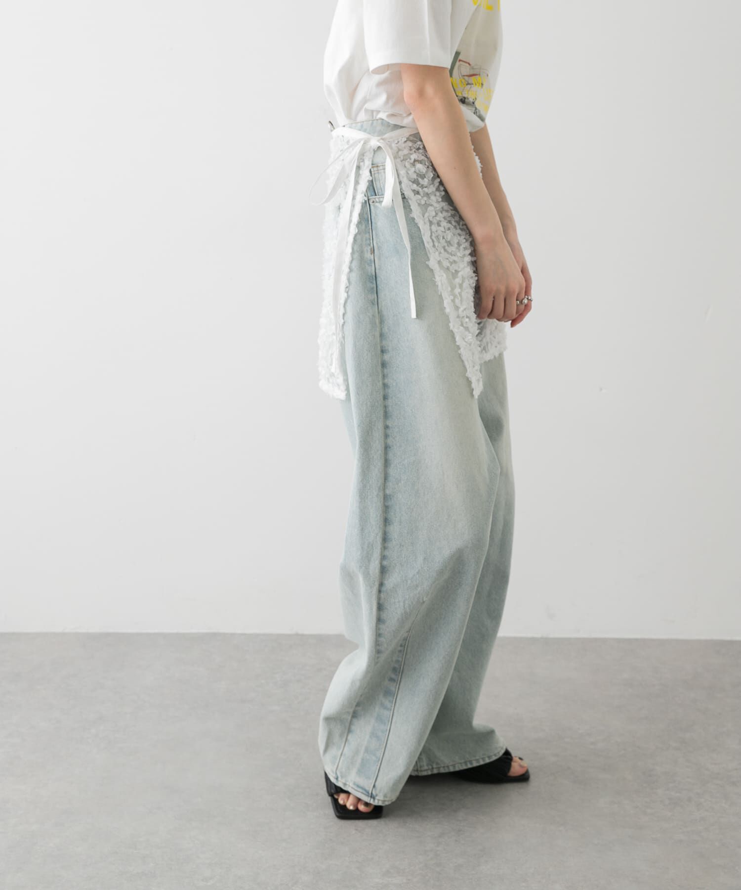 SENSE OF PLACE by URBAN RESEARCH「チュールレースラップスカート」|スカート|