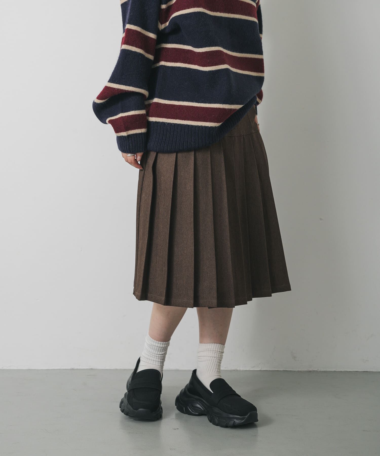 SENSE OF PLACE by URBAN RESEARCH「ミディプリーツスカート」|スカート|