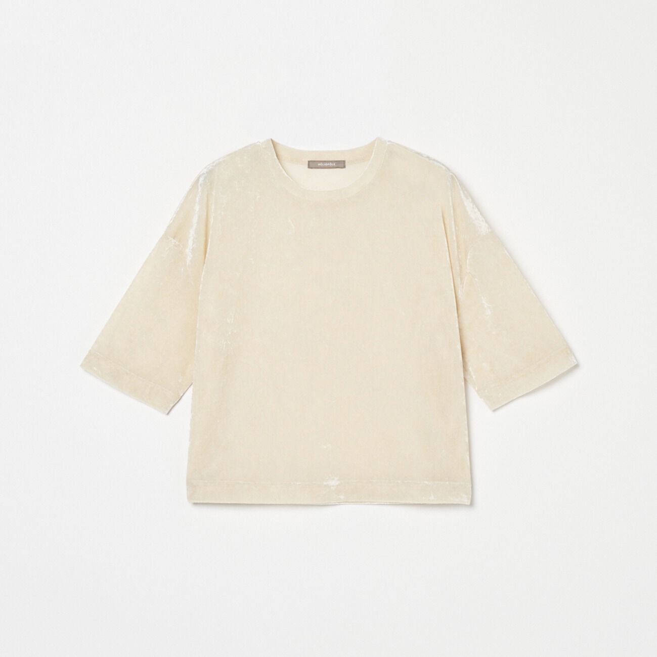HELIOPOLE「HELIOPOLE SHEER VELOUR TEE」|Tシャツ・カットソー|アイボリー