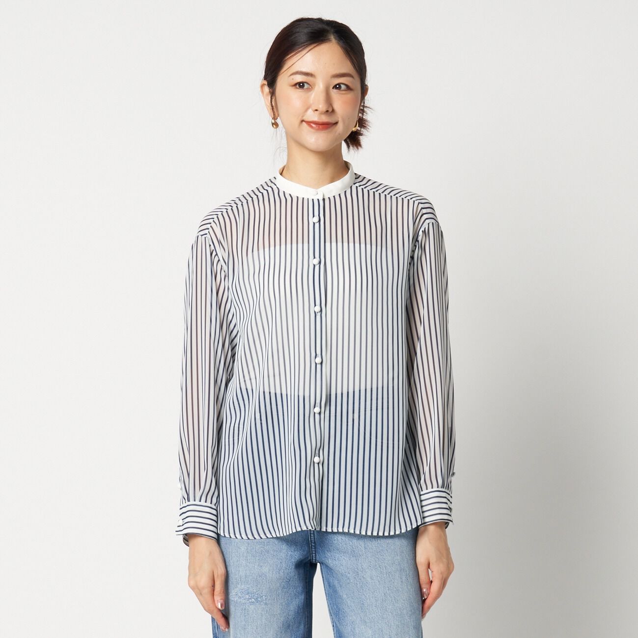 HELIOPOLE「HELIOPOLE the EDITOR SHIRT (CHIFFON)」|シャツ・ブラウス|