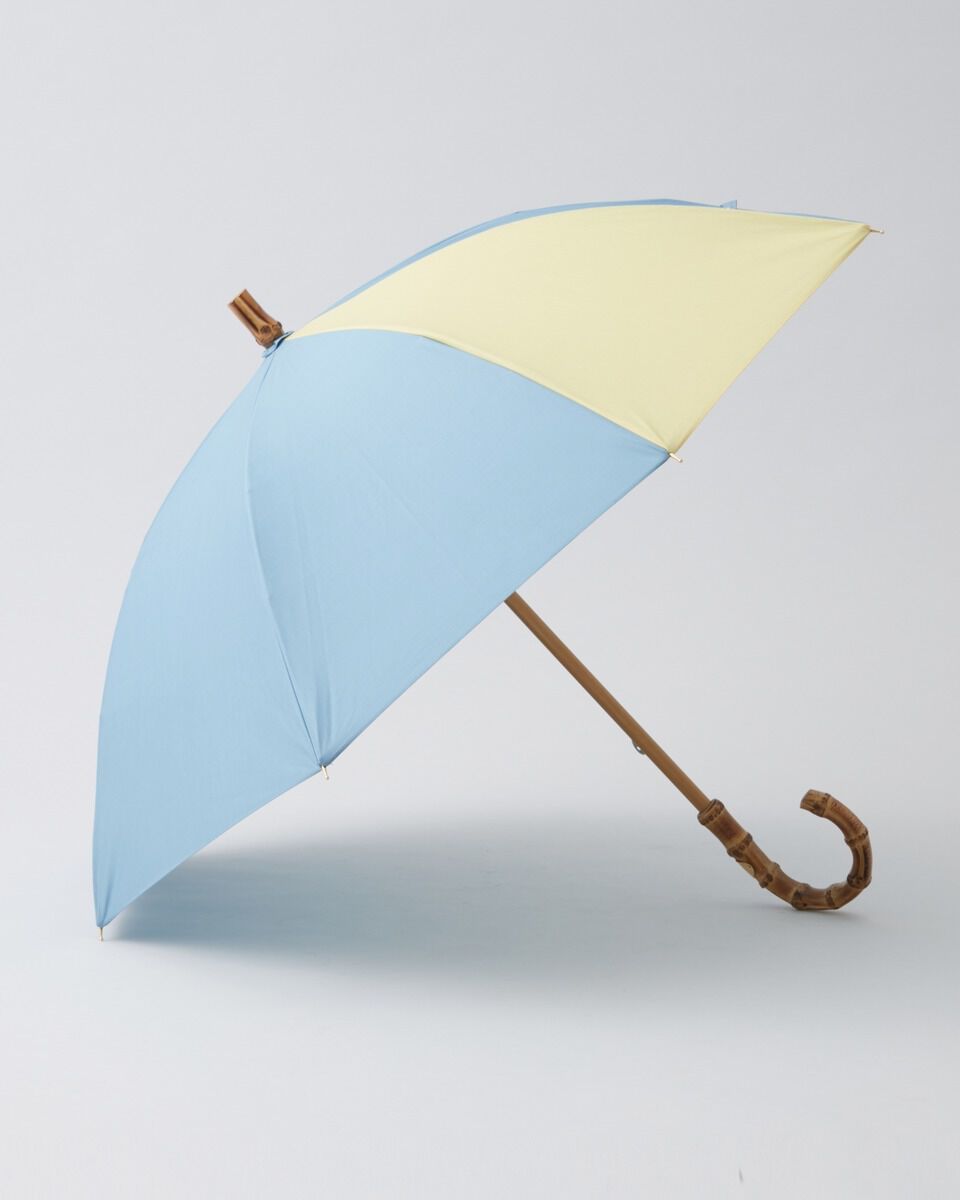 Traditional Weatherwear「UMBRELLA BAMBOO」|傘|ｱﾄﾞﾘｱﾃｨｯｸﾌﾞﾙｰ&times;ｲｴﾛｰ
