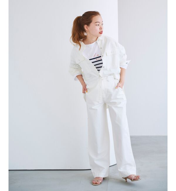 le.coeur blanc「ライトオンスデニムバギーパンツ」|デニム|