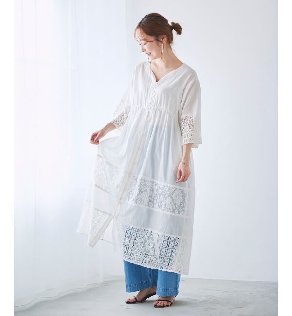 le.coeur blanc「ライトオンスデニムバギーパンツ」|デニム|