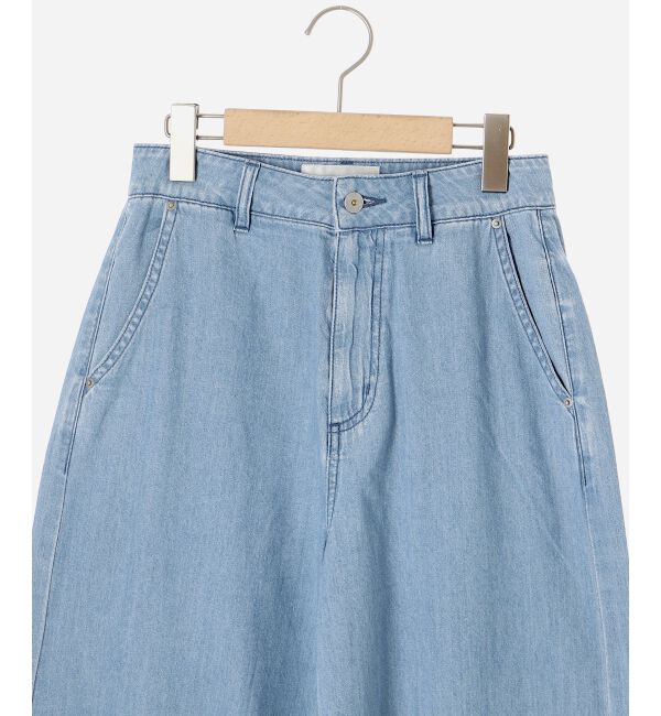 le.coeur blanc「ライトオンスデニムバギーパンツ」|デニム|