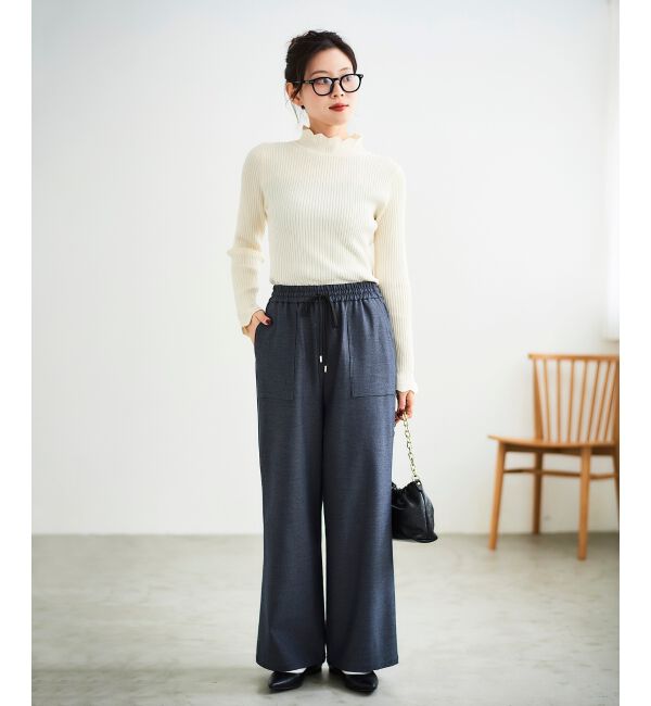 le.coeur blanc「ビートウォームイージーワイドパンツ」|その他|