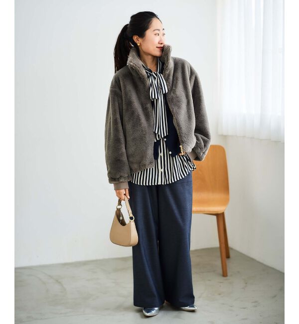 le.coeur blanc「ビートウォームイージーワイドパンツ」|その他|