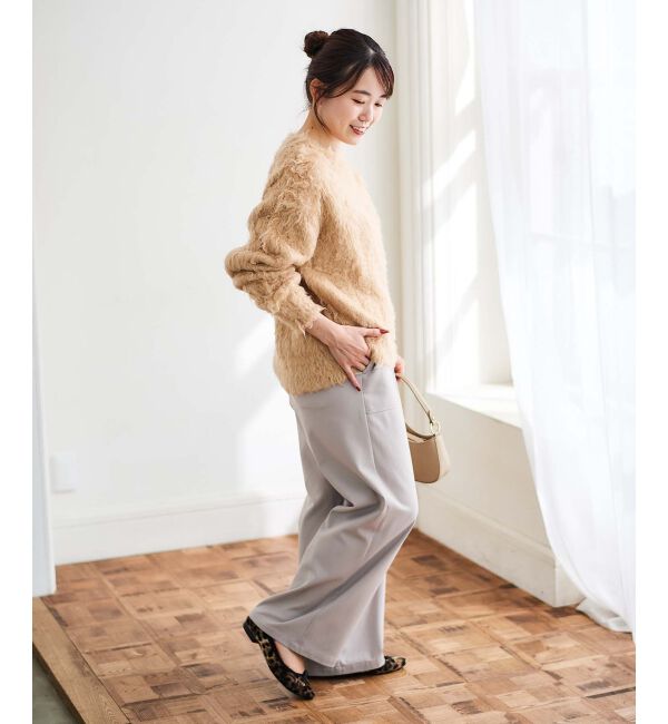 le.coeur blanc「ビートウォームイージーワイドパンツ」|その他|