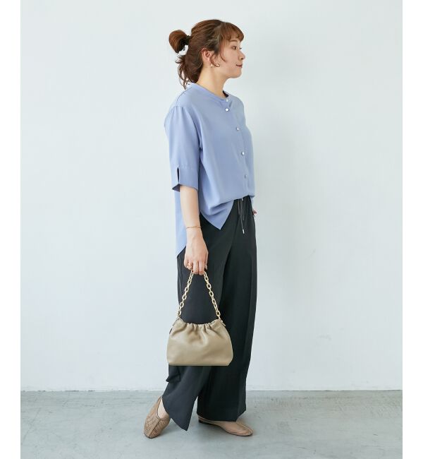  「《さらっとした素材感》タンブラーブッチャーイージーパンツ」|チノ|