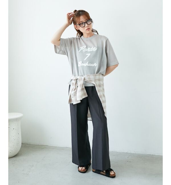  「《さらっとした素材感》タンブラーブッチャーイージーパンツ」|チノ|