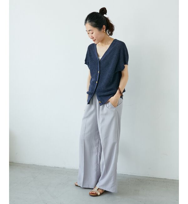  「《さらっとした素材感》タンブラーブッチャーイージーパンツ」|チノ|