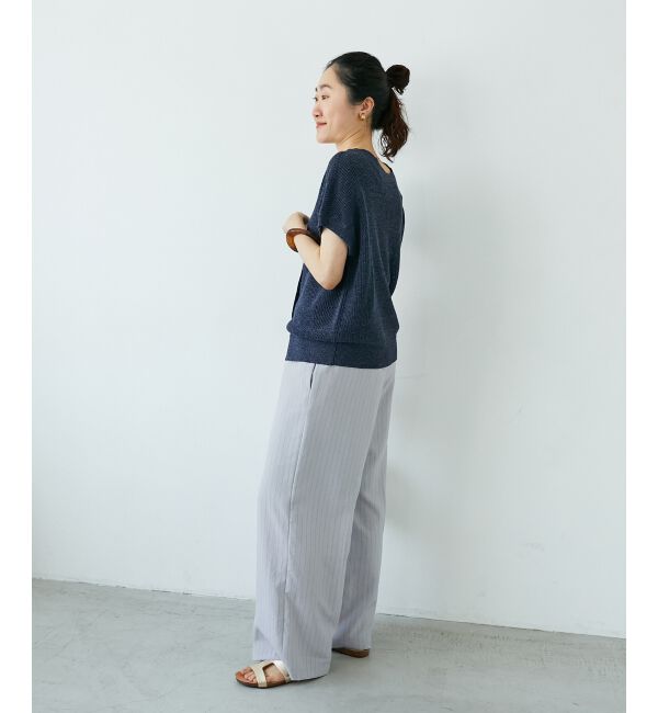  「《さらっとした素材感》タンブラーブッチャーイージーパンツ」|チノ|