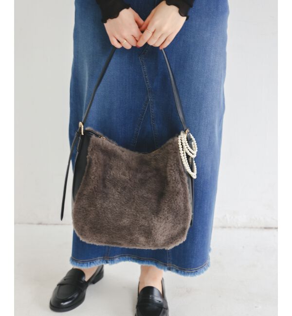  「ボアコンビワンショルダーバッグ」|その他|